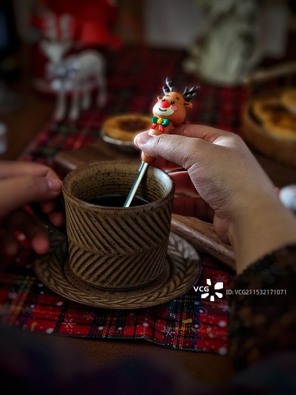 圣诞节与咖啡图片素材