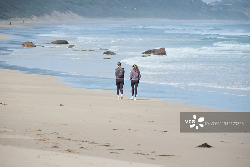 海边漫步图片素材