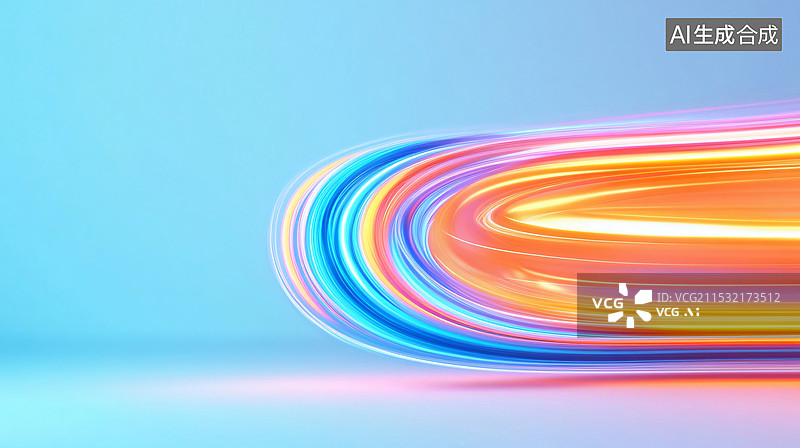 【AI数字艺术】动态流体彩色渐变KV主视觉商务PPT背景图片素材