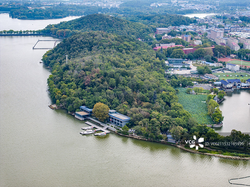 武汉东湖一角图片素材