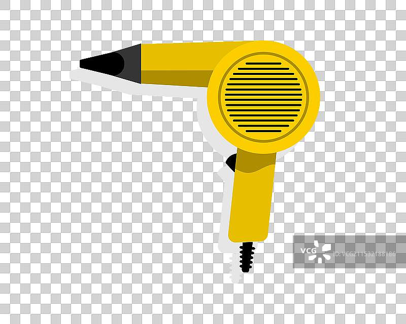 时尚吹风机线条图标图片素材