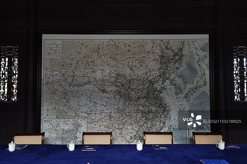 浙江嘉兴海宁盐官潮乐之城海宁警察署旧址图片素材