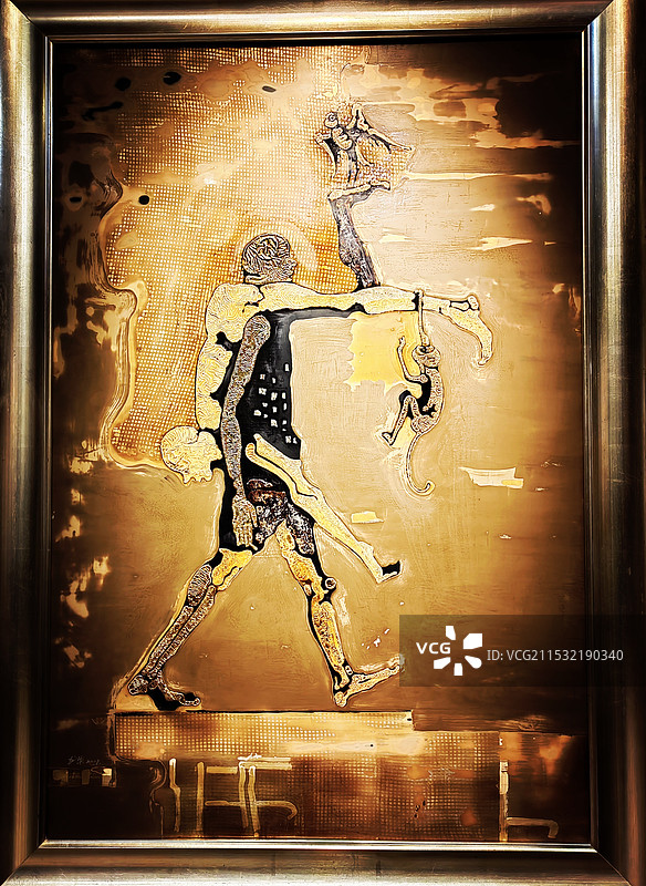 《平衡》漆艺图片素材