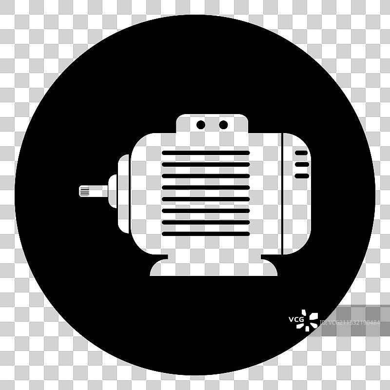 电动机图标标志设计图片素材