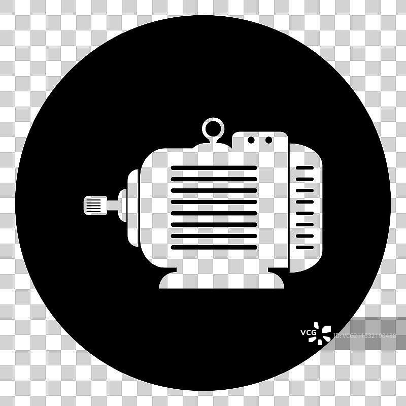 电动机图标标志设计图片素材