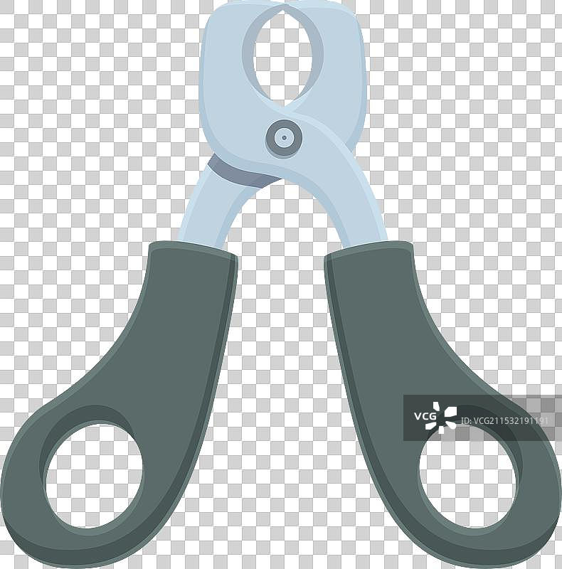 狗爪刀剪图标卡通艺术猫科动物图片素材