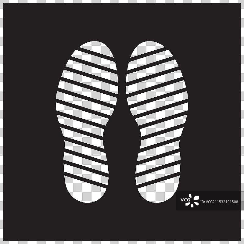 鞋底图标标志设计图片素材