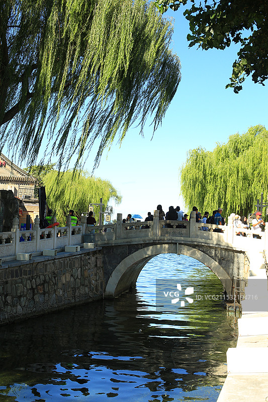 银锭桥图片素材