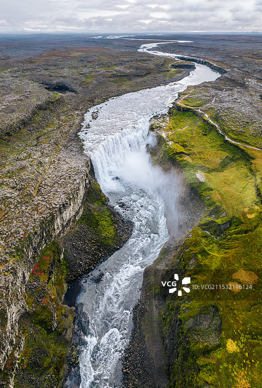 冰岛黛提瀑布图片素材