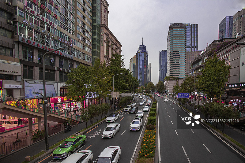 成都春熙路图片素材