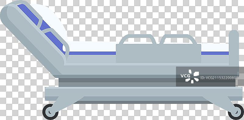 医院床上照顾者图标卡通形象图片素材