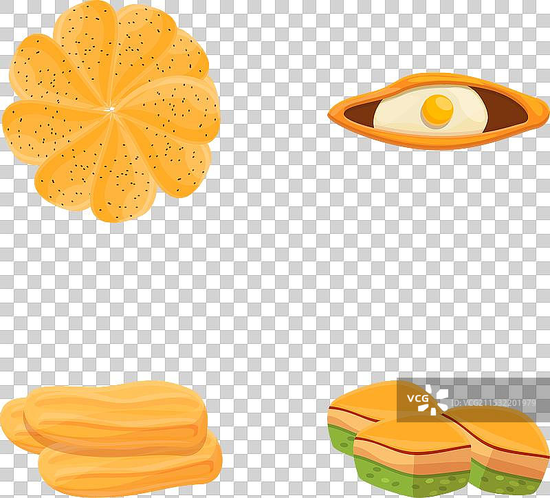 土耳其美食图标卡通系列图片素材