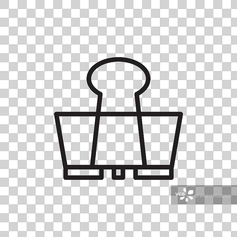 文件夹夹图标集 文具或办公用品图片素材