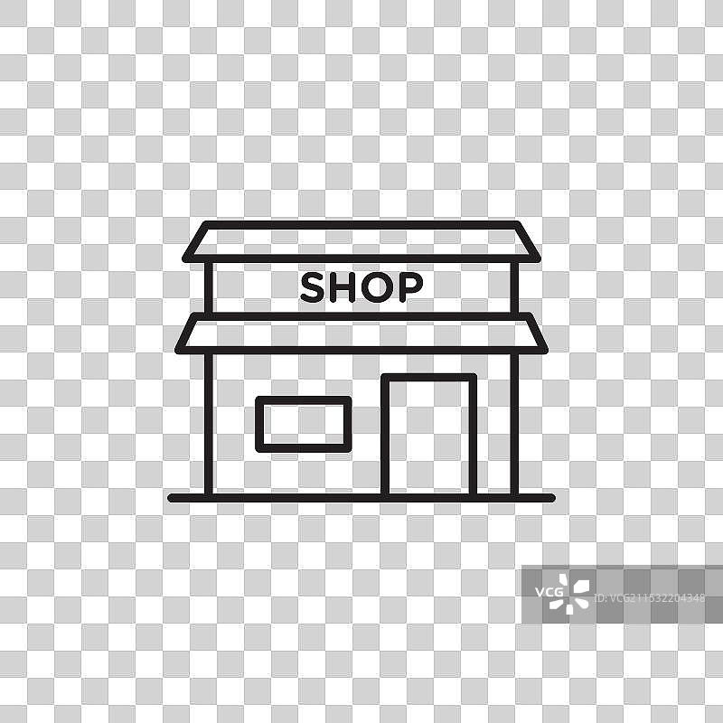 小商店图标集商铺符号图片素材