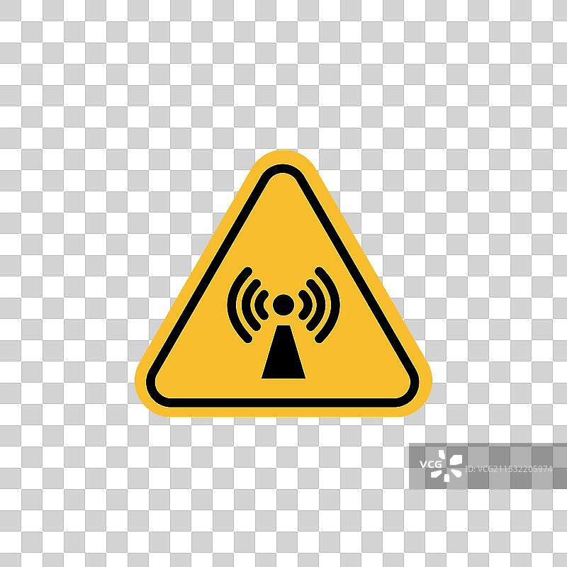 非电离辐射危险标志 X射线图片素材