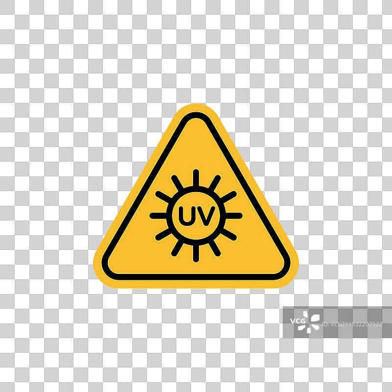 紫外线灯不看紫外线光标志图片素材