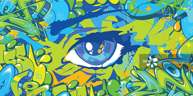 时尚的抽象城市色彩霓虹未来主义图片素材