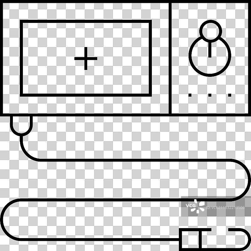 内窥镜工具线条图标标志图片素材