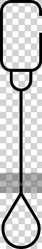 宫颈抹片工具线条图标图片素材