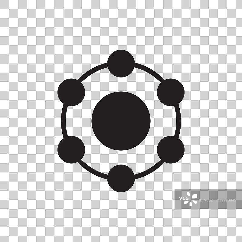 抗氧化剂图标集：自由基和氧化剂无害图片素材