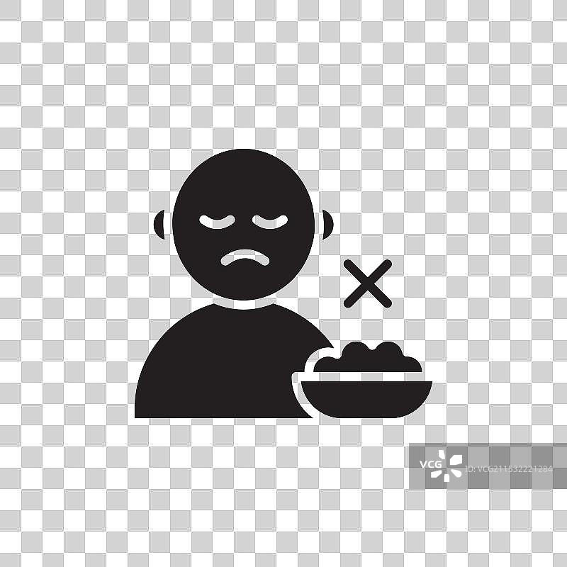 食欲缺乏图标集 食欲减退 食物图片素材