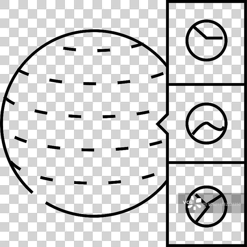 3D纹理线条图标扁平设计图片素材
