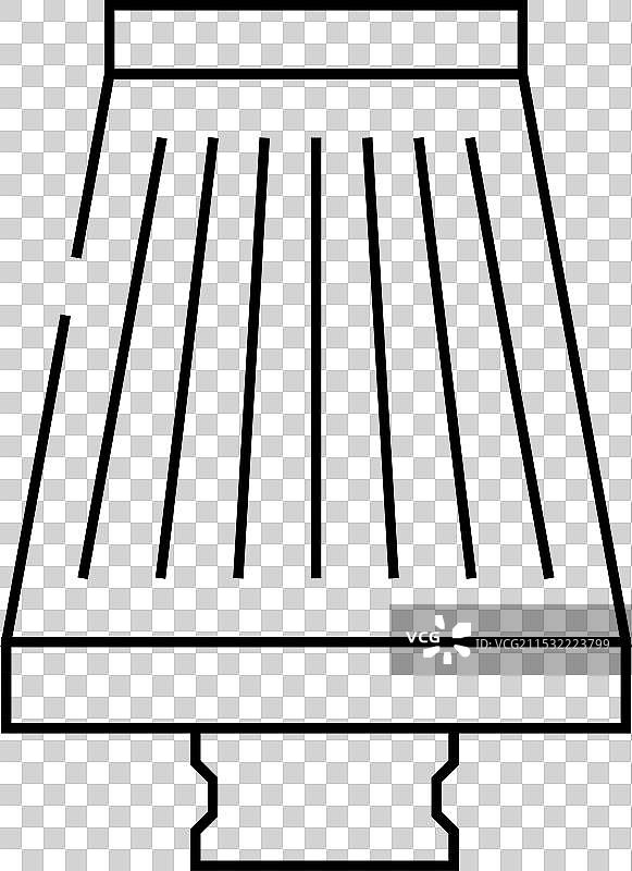 空气净化器配件过滤器线条图标图片素材