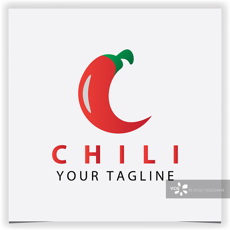 字母C红辣椒标志图片素材