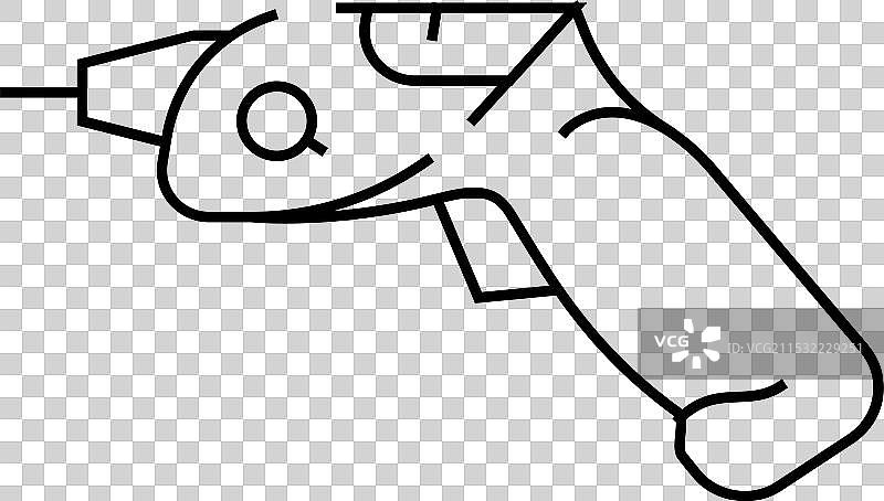 电动螺丝刀工具线条图标图片素材