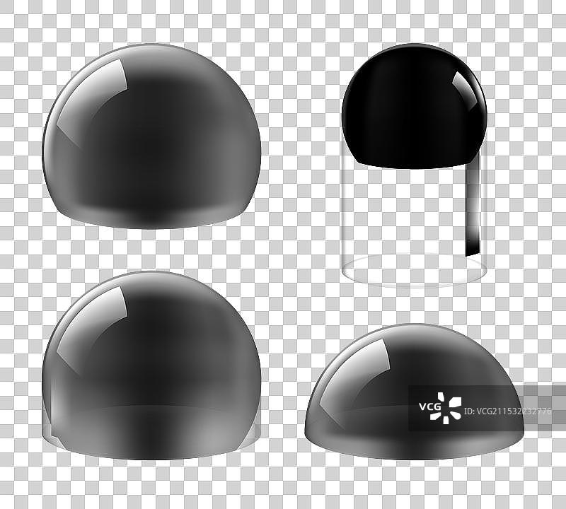 水晶玻璃圆形透明球罩图片素材