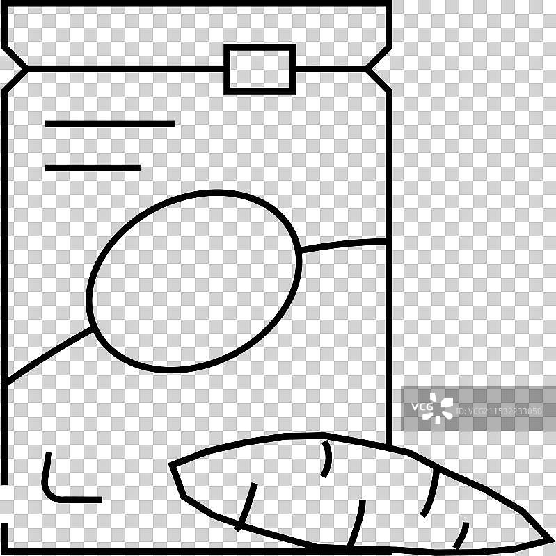 木薯无麸质线条图标图片素材