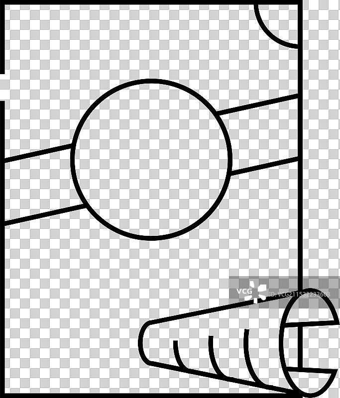 卡斯特拉面条线条图标图片素材