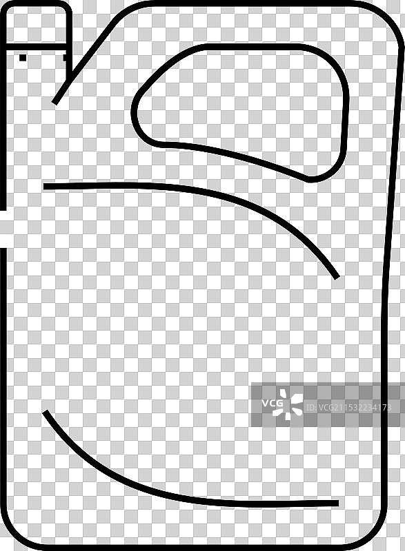 半刚性塑料包装线条图标图片素材