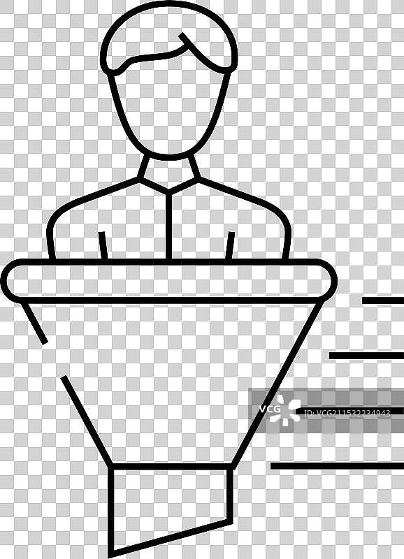 过滤KYC线条图标图片素材