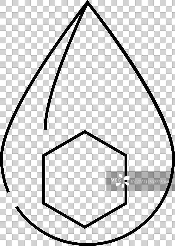 脂肪营养成分线条图标图片素材