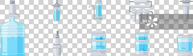 家庭和设施的水过滤系统图片素材