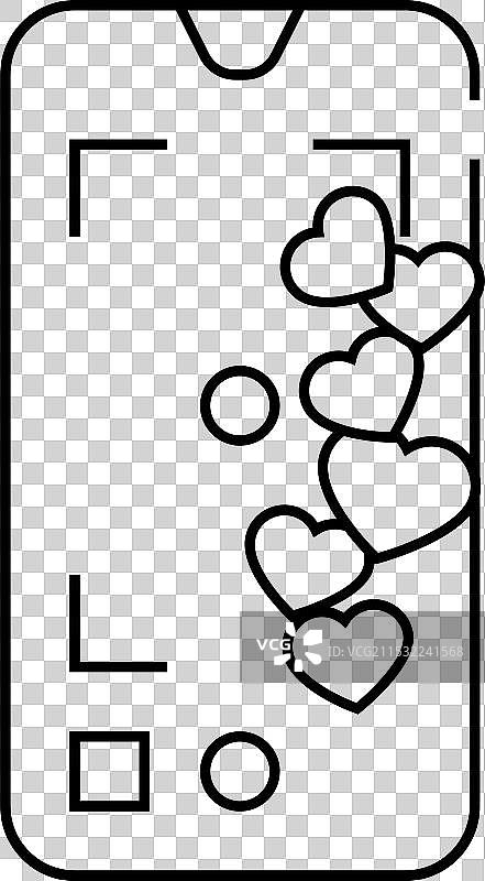 在线社交媒体点赞图标图片素材