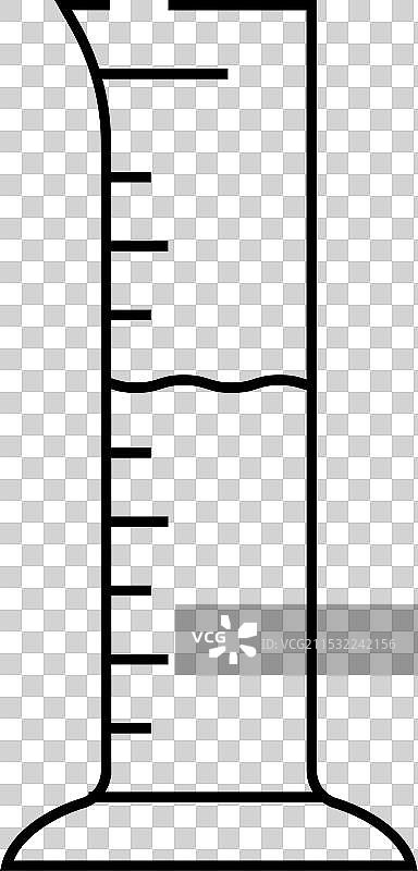 量筒线条图标图片素材