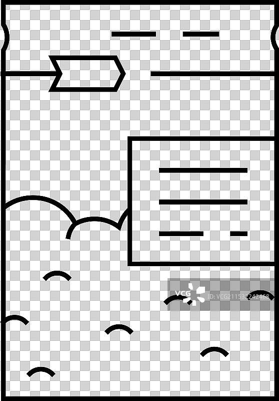 抽象包装线条图标图片素材