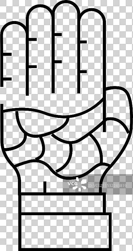 瘢痕疙瘩皮肤病线条图标图片素材