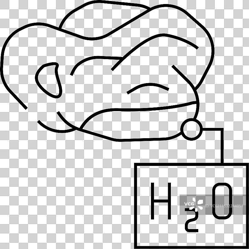 水搜索线条图标图片素材