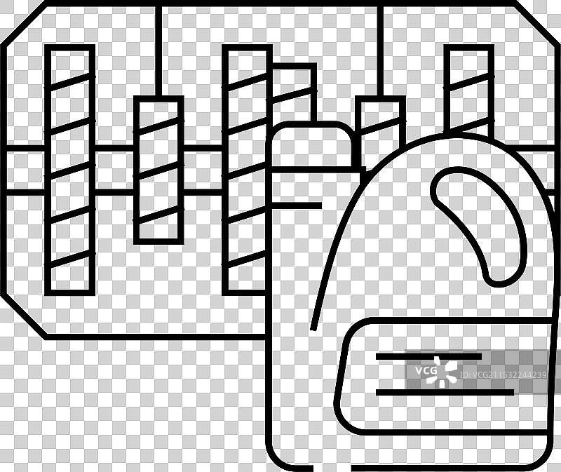 变速箱换油线条图标图片素材