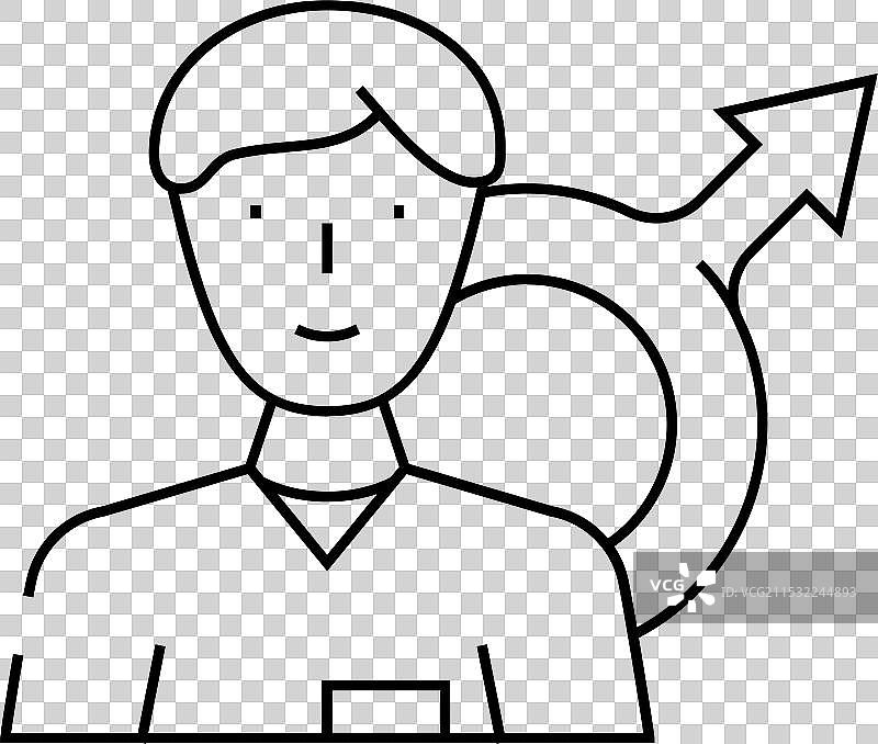 泌尿科医生线条图标图片素材