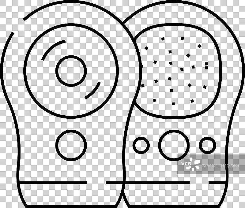 无线保姆设备线条图标图片素材