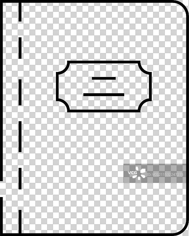 笔记本线条图标图片素材