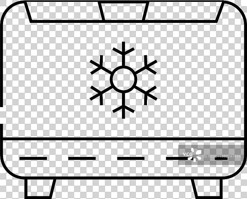 冰箱电子线路图标图片素材