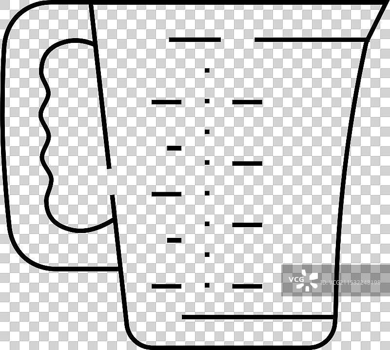 烹饪量杯线条图标图片素材