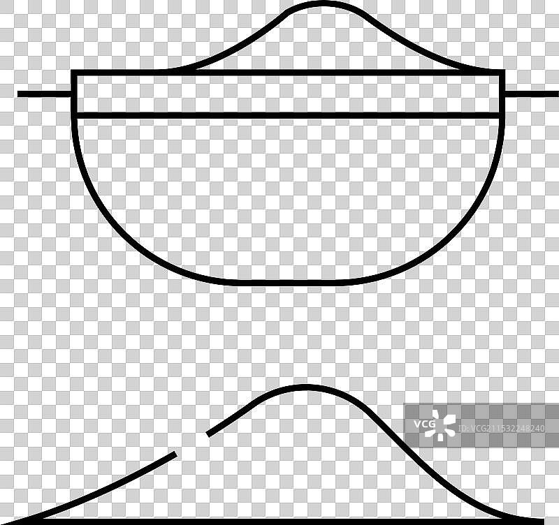 面粉筛选线条图标图片素材