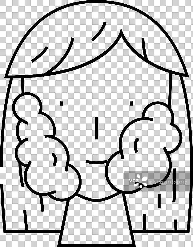 面部护理霜线条图标图片素材