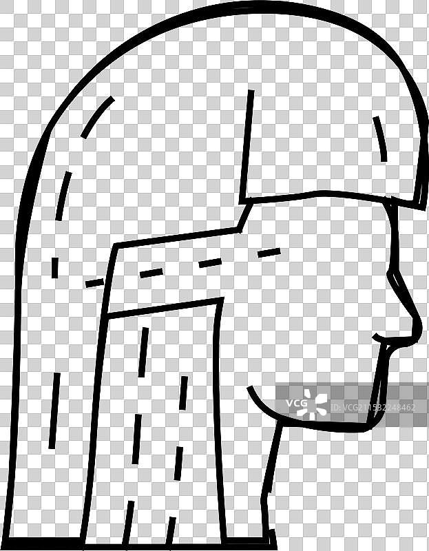 理发店服务线条图标图片素材